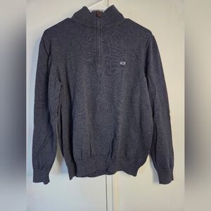 Vineyard Vines Charcoal Zip-Up Sweater
